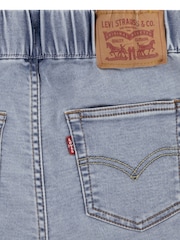 Levi's® Blue Skinny Fit Pull On Denim Shorts - Image 3 of 4