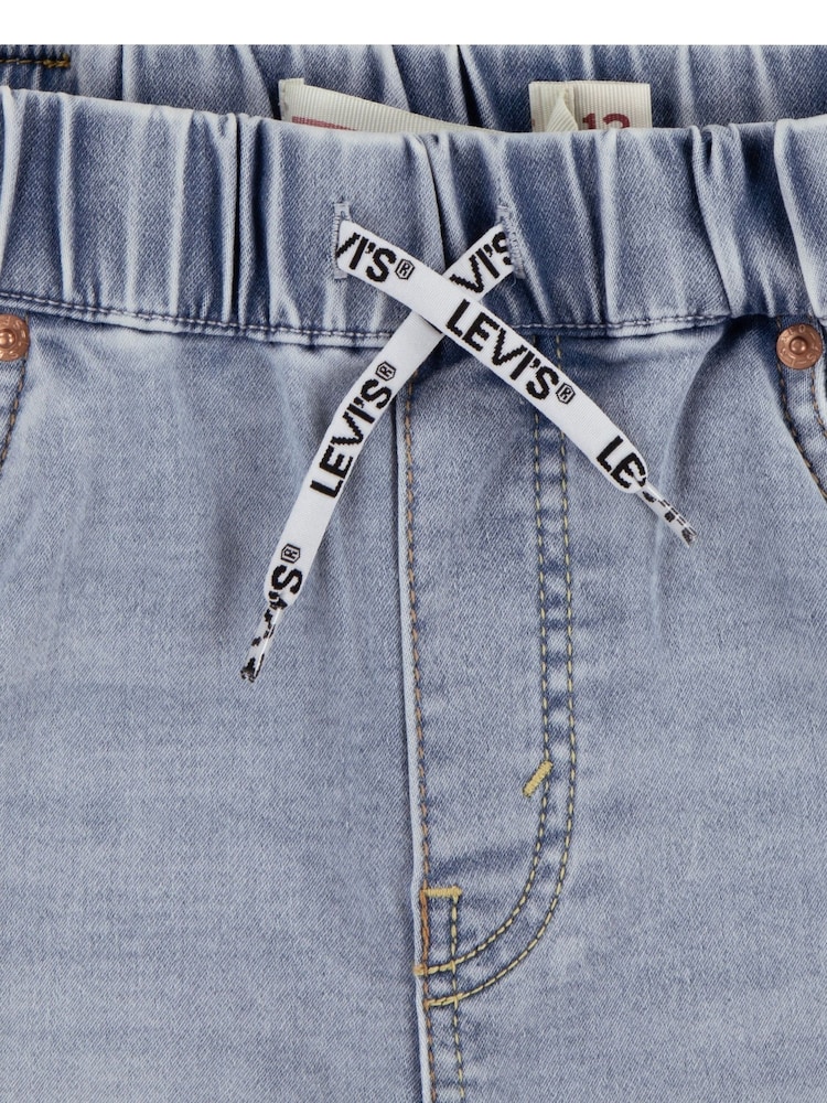 Levi's® Blue Skinny Fit Pull On Denim Shorts - Image 4 of 4