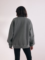 Charcoal Grey Teddy Sweatshirt - Image 3 of 7