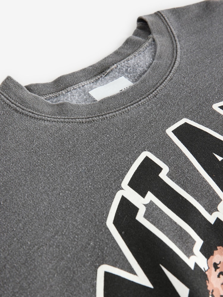 Charcoal Grey Teddy Sweatshirt - Image 3 of 7