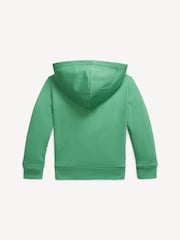 Polo Ralph Lauren Green Logo French Terry Hoodie - Image 2 of 2