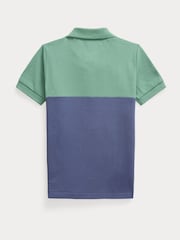 Polo Ralph Lauren Green 100% Cotton Polo Shirt - Image 2 of 2