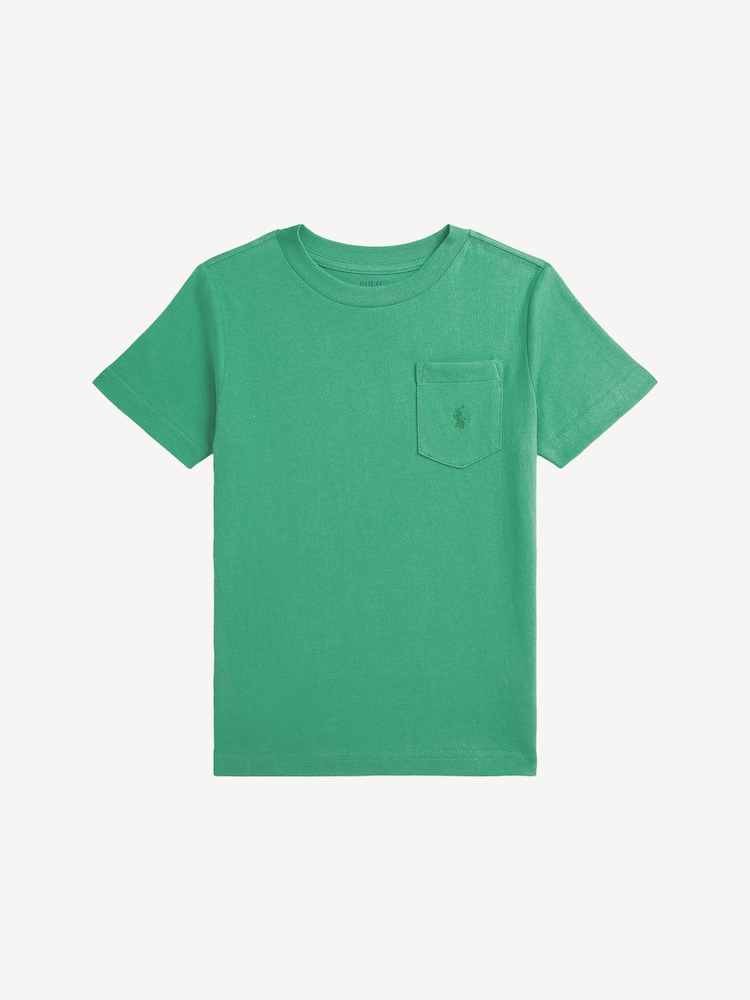 Polo Ralph Lauren Green 26/1 Jersey Short Sleeve T-Shirt - Image 1 of 2