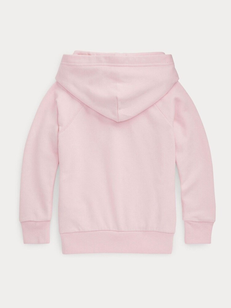 Polo Ralph Lauren Pink Girls Pony Logo Hoodie and jogger set - Image 6 of 6