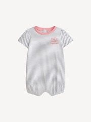 Polo Ralph Lauren Blue 100% Cotton Jersey Rompersuit - Image 1 of 3