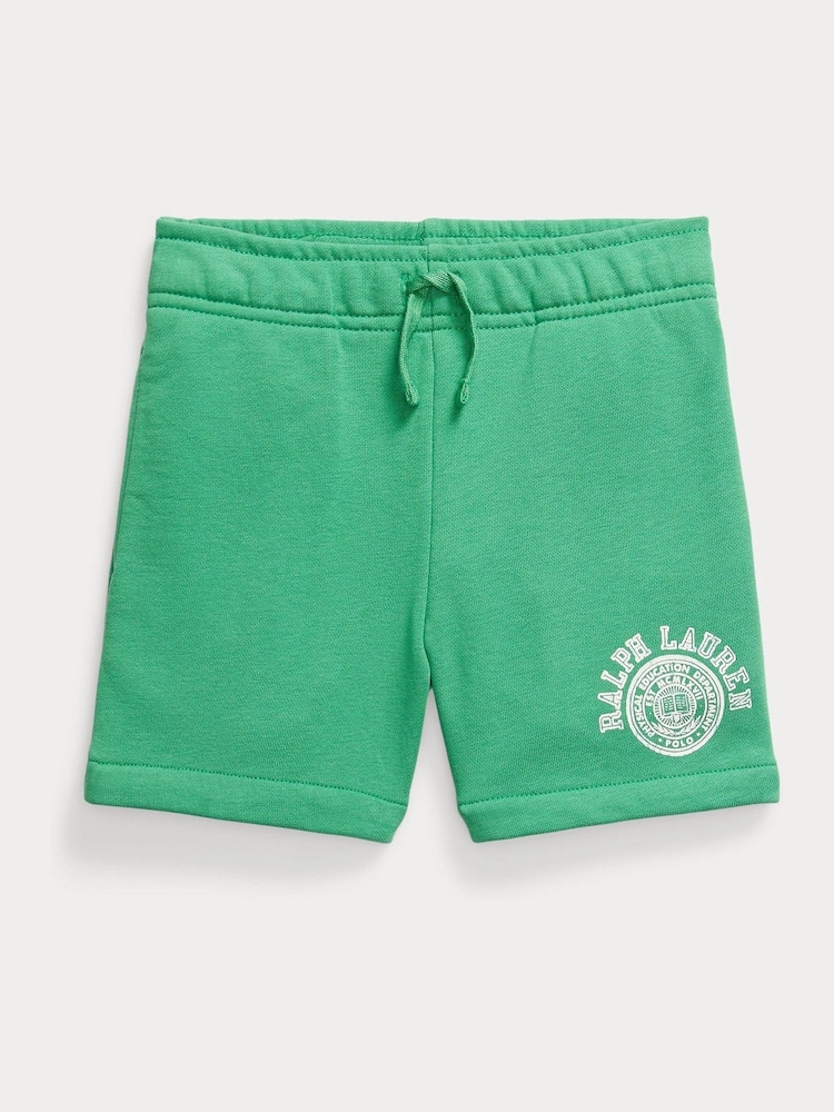 Polo Ralph Lauren Green Boys Jersey Stretch Shorts - Image 1 of 2
