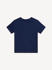 Polo Ralph Lauren Blue Boys Polo Bear Graphic T-Shirt - Image 2 of 2