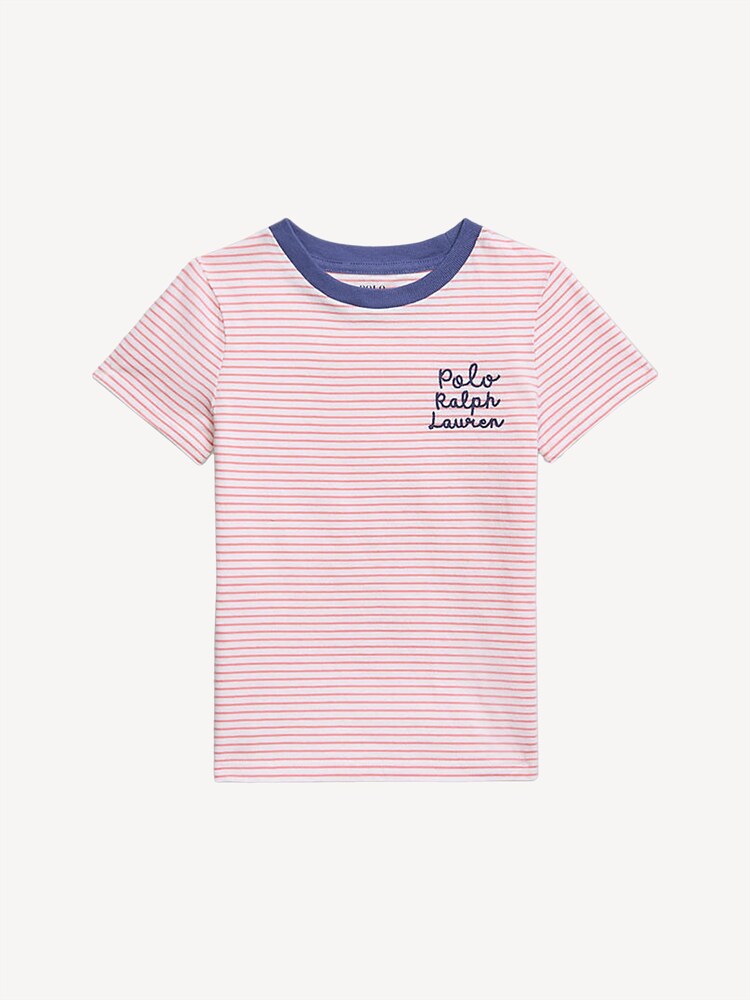 Polo Ralph Lauren Pink 100% Cotton Jersey Knit T-Shirt - Image 1 of 2