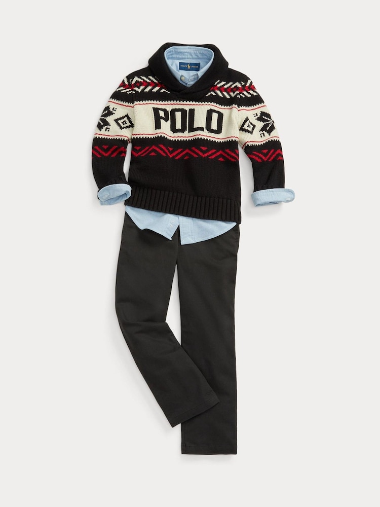 Polo Ralph Lauren Blue Iconic Pony Oxford Shirt - Image 4 of 4