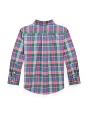 Polo Ralph Lauren Green Classic Oxford Long Sleeve 100% Cotton Shirt - Image 2 of 2