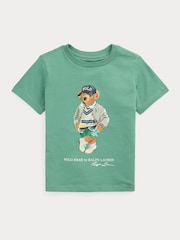 Polo Ralph Lauren Green 26/1 Jersey Short Sleeve 100% Cotton T-Shirt - Image 1 of 2