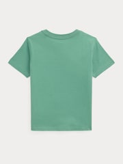 Polo Ralph Lauren Green 26/1 Jersey Short Sleeve 100% Cotton T-Shirt - Image 2 of 2