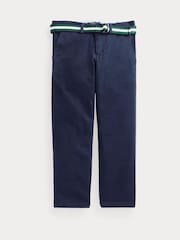 Polo Ralph Lauren Blue Bedford Twill Stretch Chino Trousers - Image 1 of 2