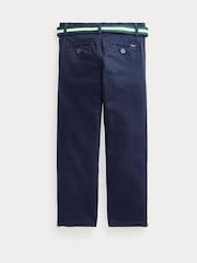 Polo Ralph Lauren Blue Bedford Twill Stretch Chino Trousers - Image 2 of 2