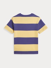 Polo Ralph Lauren Yellow 26/1 Jersey Short Sleeve 100% Cotton T-Shirt - Image 2 of 2