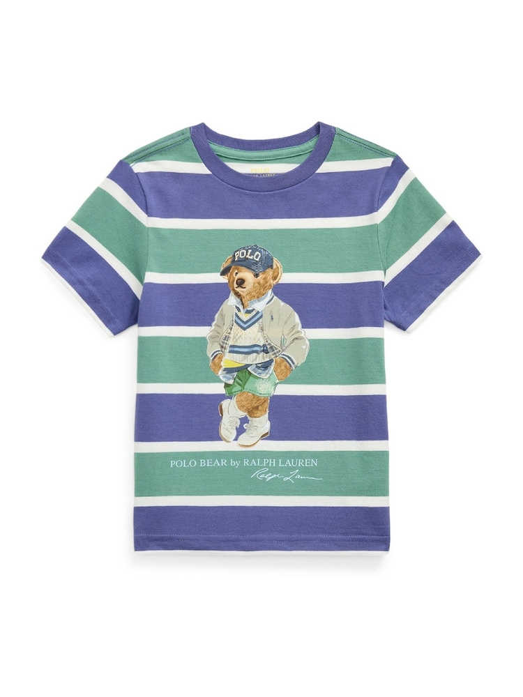 Polo Ralph Lauren Green 26/1 Jersey Short Sleeve 100% Cotton T-Shirt - Image 1 of 2