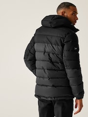 Regatta Black Aldthorn Heavyweight Padded Coat - Image 2 of 9