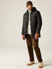 Regatta Black Lakiver Heavyweight Water Repellent Finish Jacket - Image 3 of 7