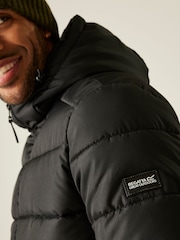 Regatta Black Lakiver Heavyweight Water Repellent Finish Jacket - Image 4 of 7
