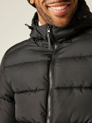 Regatta Black Lakiver Heavyweight Water Repellent Finish Jacket - Image 5 of 7