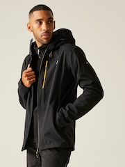 Regatta Black Birchdale II Isotex Stretch Waterproof Full Zip Jacket - Image 1 of 9