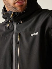 Regatta Black Birchdale II Isotex Stretch Waterproof Full Zip Jacket - Image 4 of 9