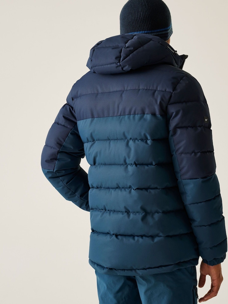 Regatta Blue Aldthorn Heavy weight Water Repellant Full Zip Jacket - Image 2 of 9 Regatta Blue Aldthorn Heavy weight Water Repellant Full Zip Jacket - Image 2 of 9