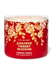 Bath & Body Works Japanese Cherry Blossom 3 Wick Candle - Image 1 of 1