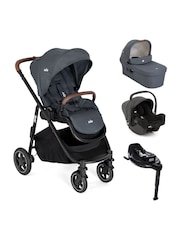 Joie Moonlight Versatrax On The Go Encore Travel System Pushchair Bundle - Image 1 of 7