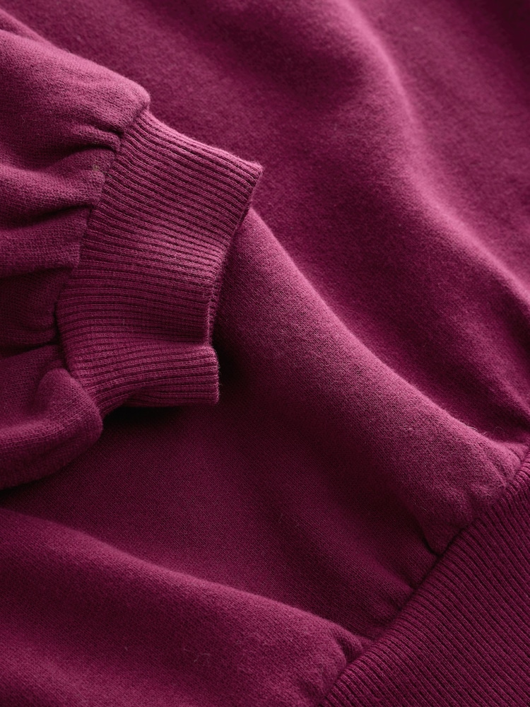 Burgundy Red Sequin Star Jumper Dress (3-16yrs) - Image 7 of 7