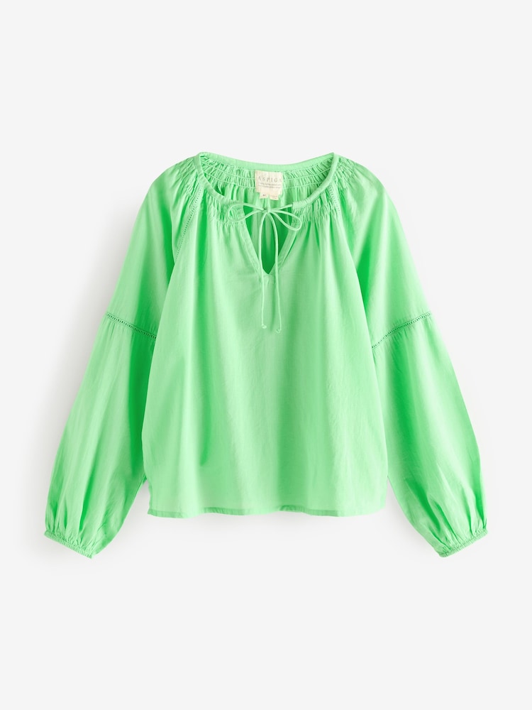 Aspiga Green Ida 100% Cotton Top - Image 5 of 5
