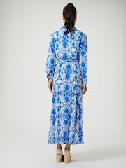 Aspiga Blue/White Eliza Shirt Dress - Image 2 of 7