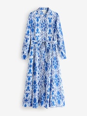 Aspiga Blue/White Eliza Shirt Dress - Image 7 of 7