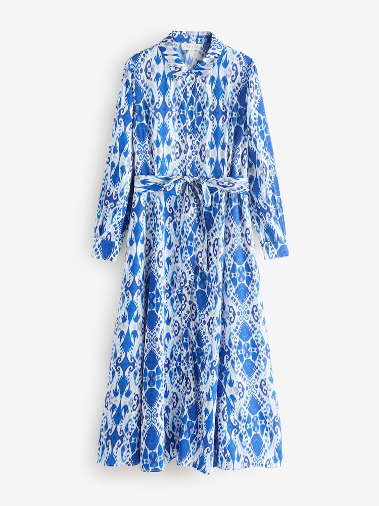 Aspiga Blue/White Eliza Shirt Dress - Image 7 of 7