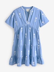 Aspiga Blue India Embroidered Dress - Image 5 of 5
