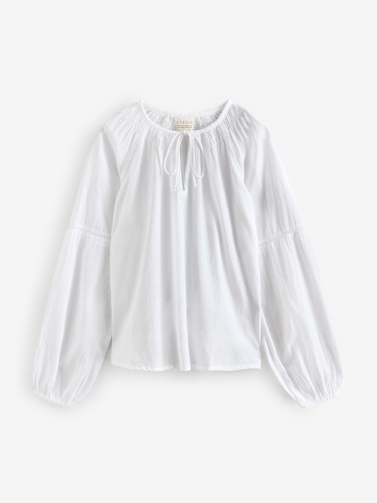 Aspiga White Ida 100% Cotton Top - Image 5 of 5