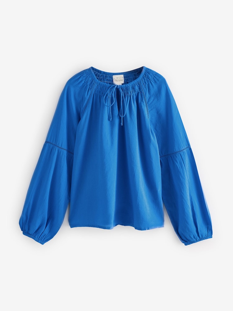 Aspiga Blue Ida 100% Cotton Top - Image 3 of 3