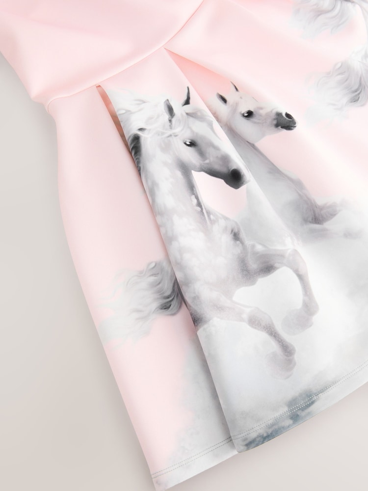 Estampado de poni rosa - Vestido de vestir de neopreno con abertura (1,5 a 16 años) - Imagen 9 de 9 Estampado de poni rosa - Vestido de vestir de neopreno con abertura (1,5 a 16 años) - Imagen 9 de 9