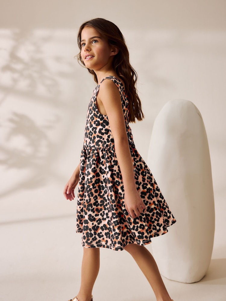 Animal Print Scuba Bow Dress (1.5-16yrs) - Image 2 of 5
