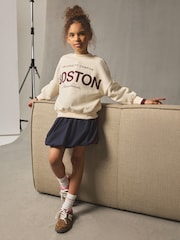 Ecru - Sweatshirt mit Slogan (3–16 Jahre) - Bild 2 von 7