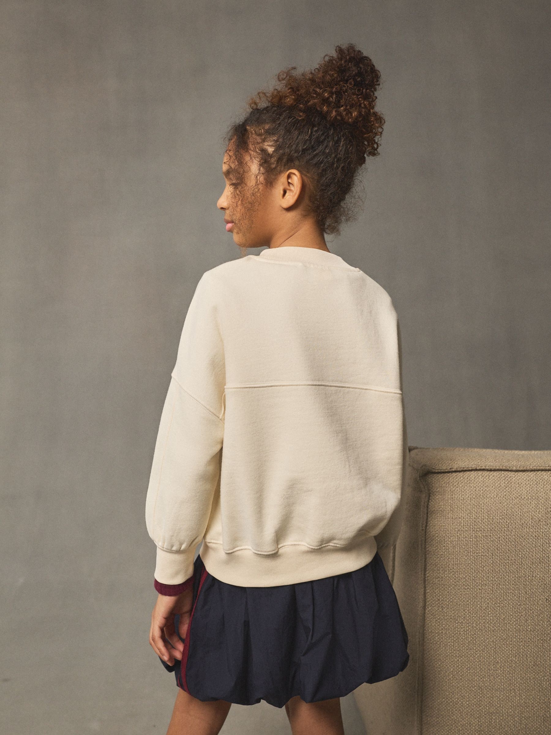 epa volume Neck Crew Rich Cotton Heavyweight Fit Regular Marl Ecru Buy スウェット　エクリュ ecru sweat sleeve トップス