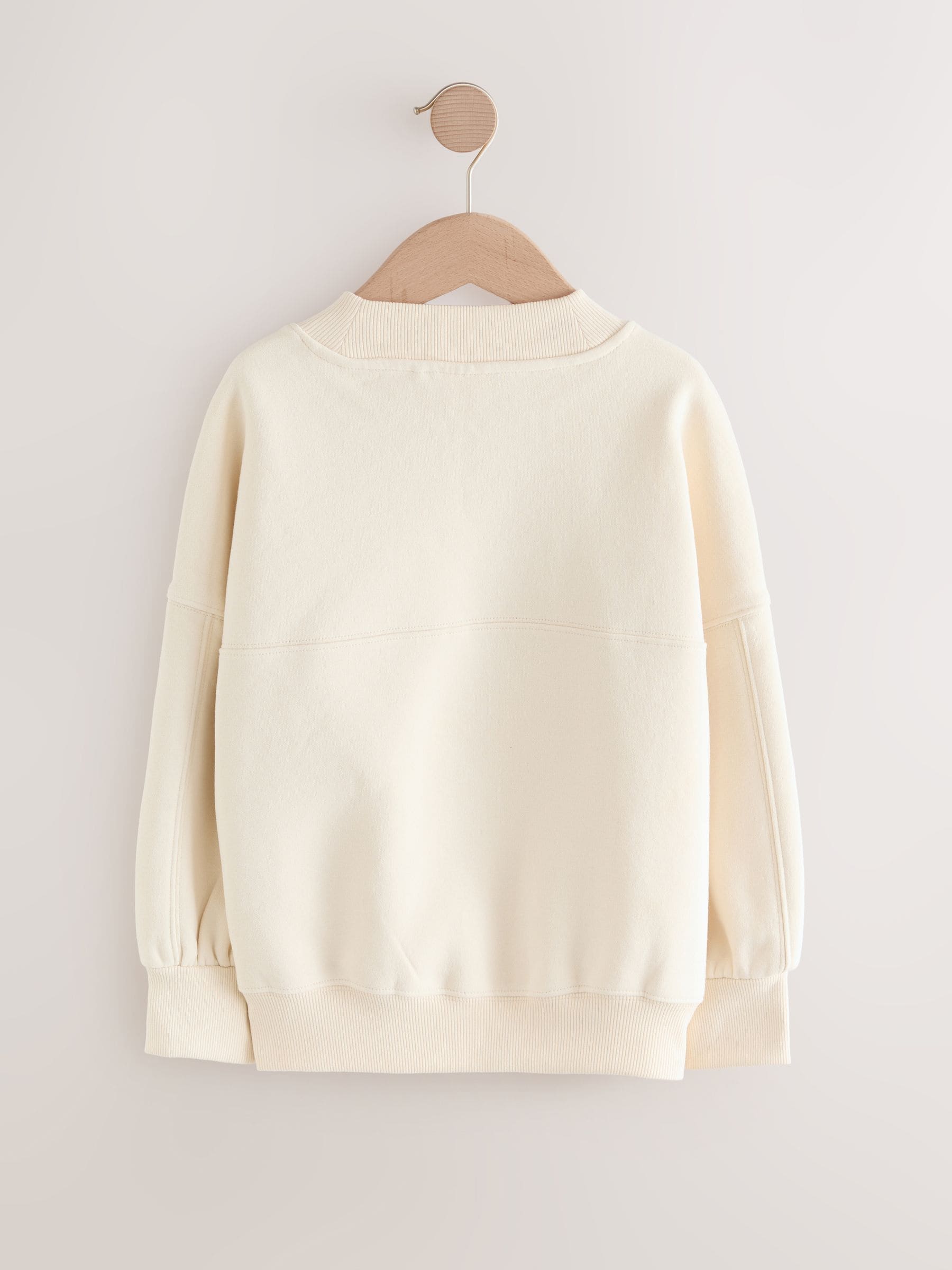 Buy Ecru Slogan Sweatshirt (3-16yrs) from Next Romania