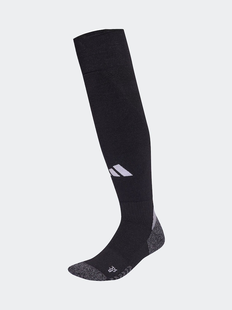 adidas Black/Grey 24 Aeroready Football Knee Socks - Image 1 of 3