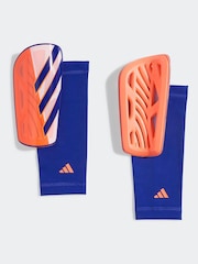 adidas White/Blue Tiro League Shin Guards - Image 1 of 3