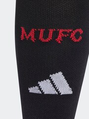 adidas Black Manchester United 25/26 Home Socks - Image 2 of 3