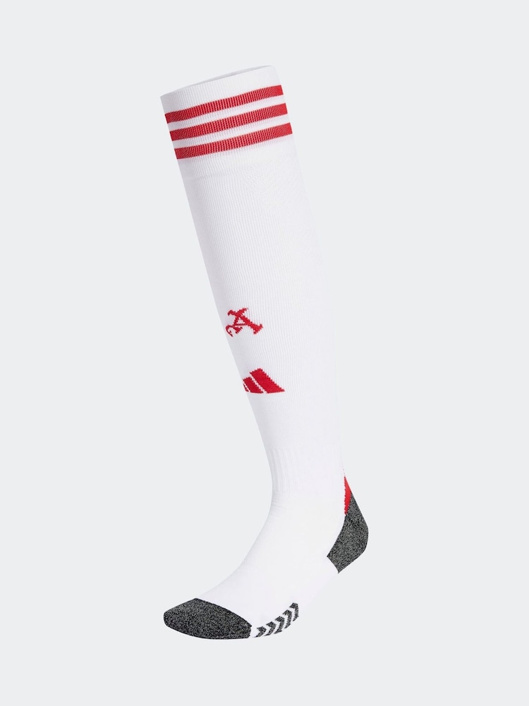 adidas White Arsenal 25/26 Home Socks - Image 1 of 3