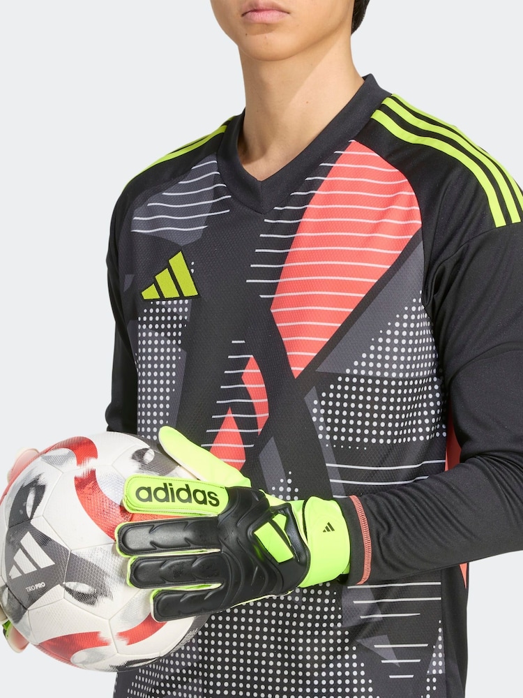 adidas Black/Lime Copa Club Goalkeeper Gloves - Image 6 of 6