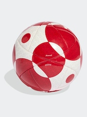 adidas White/Burgundy Arsenal Home Mini Ball - Image 2 of 4