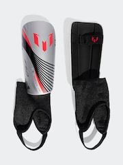 adidas Silver (Metal) Messi Match Shin Guards Kids - Image 1 of 3
