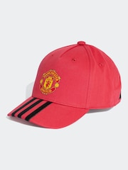 adidas Red/Black Kids Manchester United Cap - Image 1 of 3
